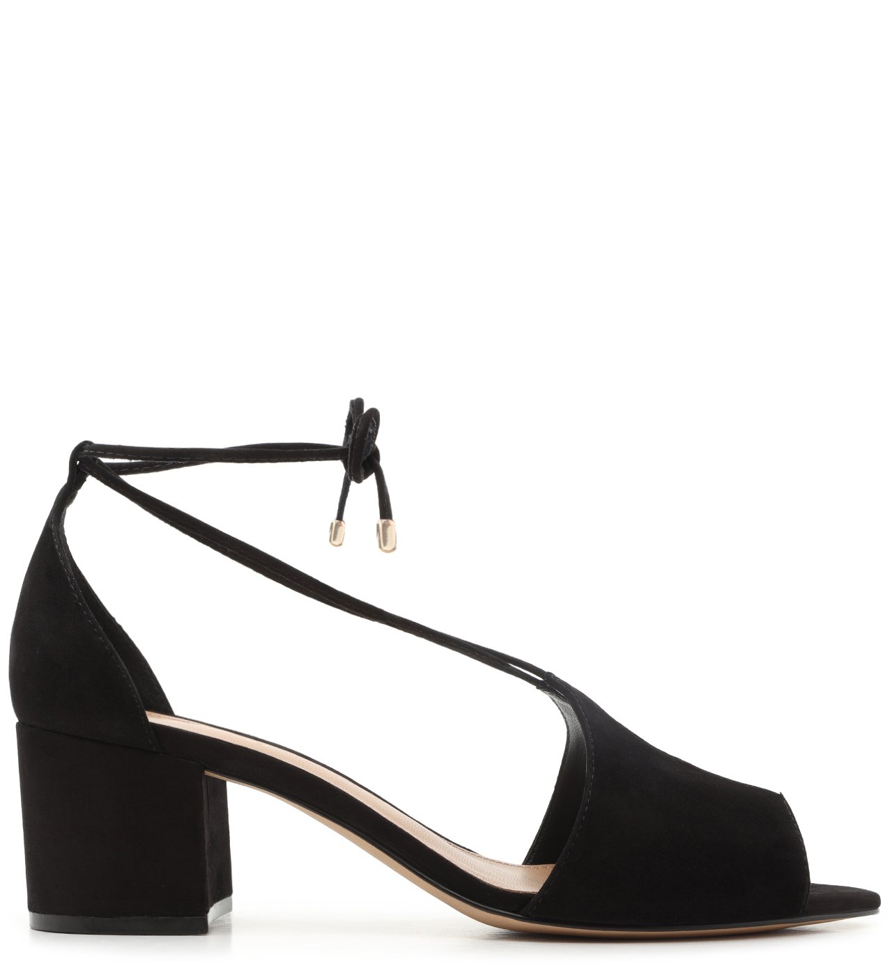 sandalia preta arezzo